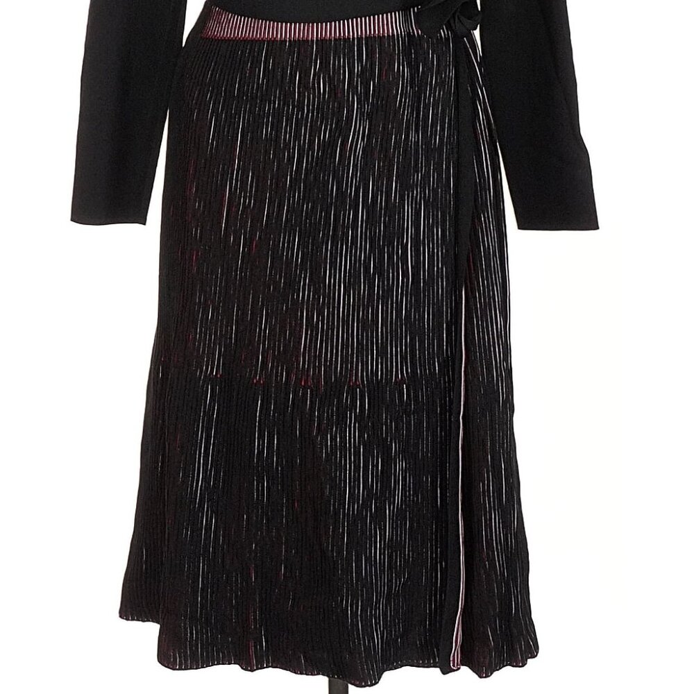 NWT black wrap sweater dress Nic + Zoe, size Medium - Picture 2 of 12